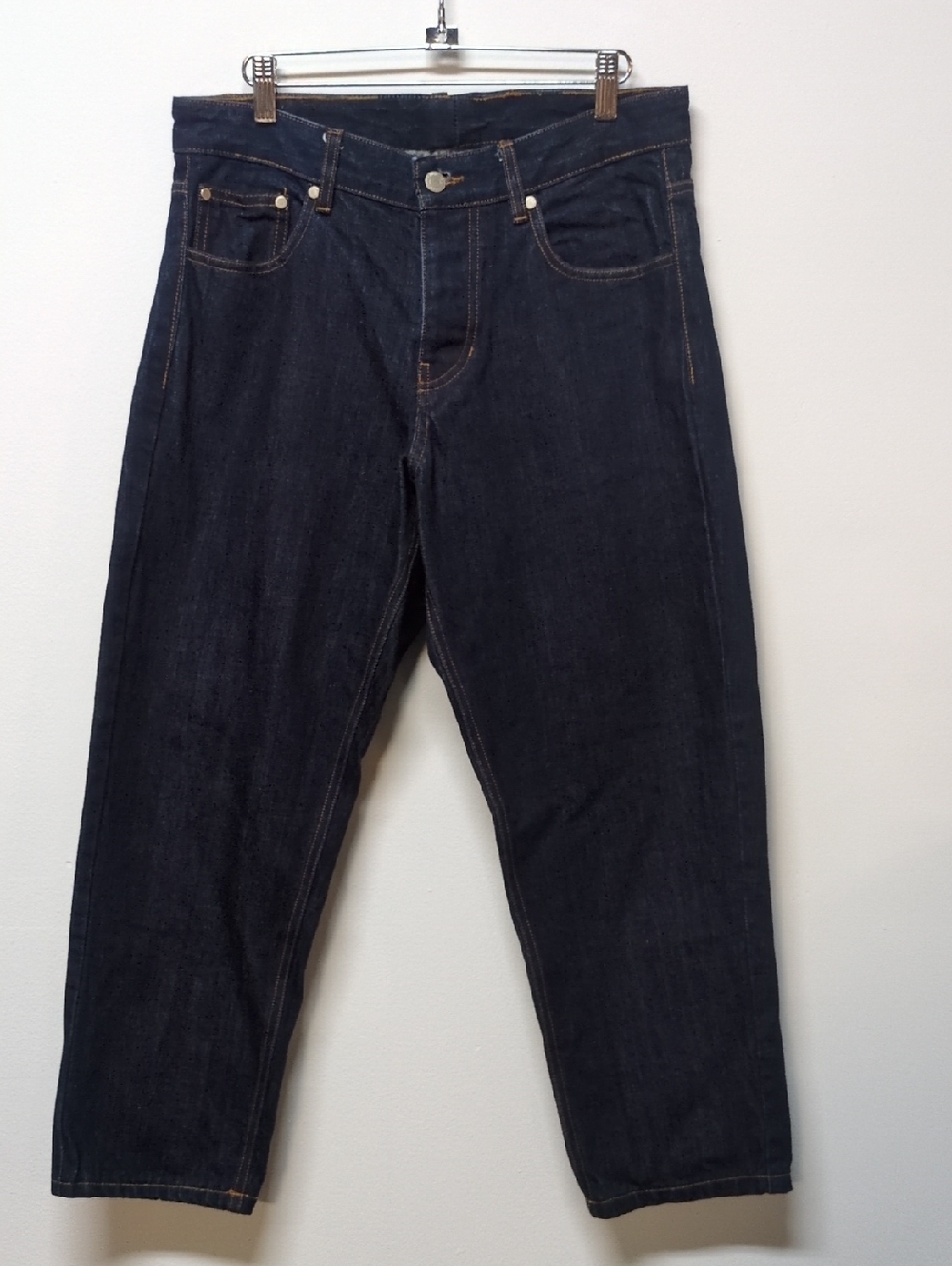Ami Alexandre Mattiussi Dark Wash Street Fit Jeans Blue Size 31